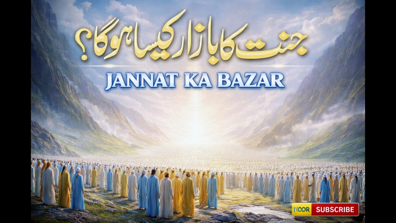 The Scene of Friday Market in Paradise _ Sight of Allah and the Virtue of Friday