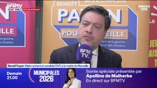 Municipales: si le RN gagne Marseille, "ce serait un séisme" pour Benoît Payan, maire sortant et candidat DVG à la mairie de Marseille
