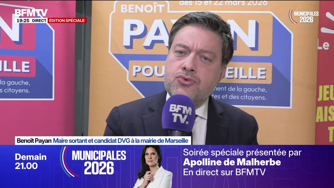 Municipales à Marseille: “J’ai vécu une campagne de caniveaux”, affirme Benoît Payan, maire sortant et candidat DVG