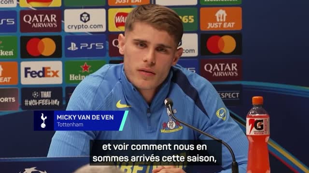 Tottenham - Van de Ven : "C’est vraiment difficile cette saison"