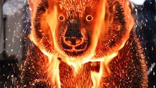 Epic Burning Matchstick Panda – Mind-Blowing Fire Art Animation 🐼