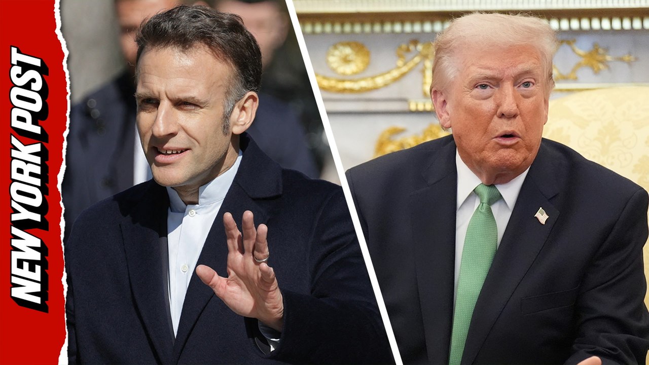 Trump fires back at French President Macron's unwillingness to help in Iran: 'He'll be out of office very soon'