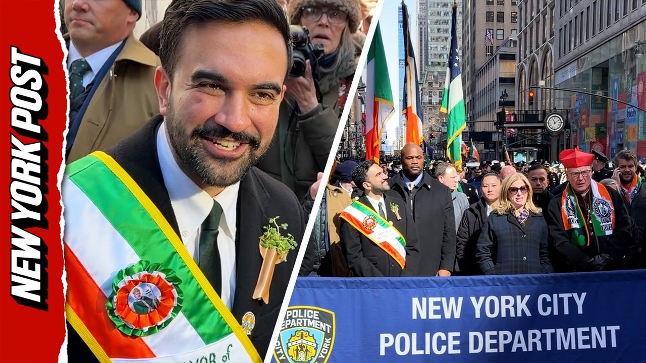 Zohran Mamdani takes questions ahead of his first St. Patrick's Day Parade as NYC mayor