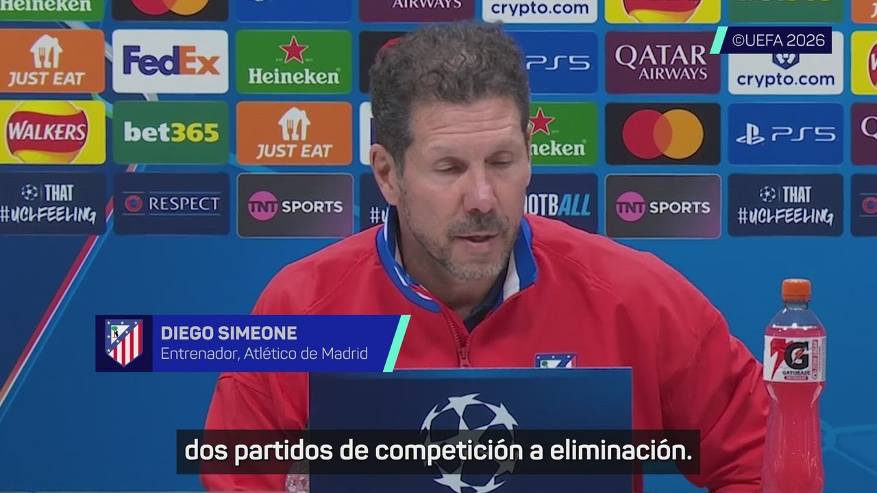 Simeone, rueda de prensa previa al Tottenham - Atleti