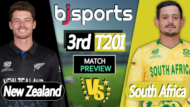 South Africa vs New Zealand 2026 | NZ vs SA 3rd T20I Match Preview |