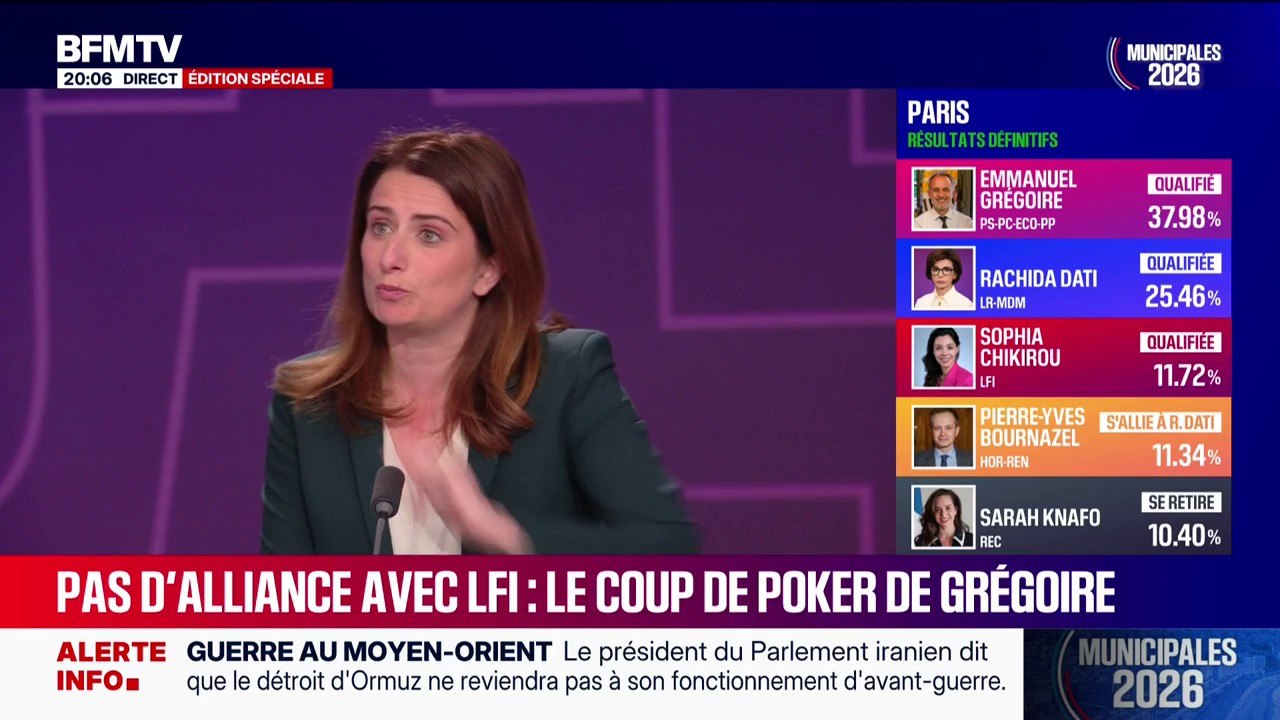 Municipales: “Des listes de gauche qui font alliance avec des listes de gauche pour battre la droite, c’est plutôt logique”, observe Marine Tondelier, secrétaire nationale des Écologistes