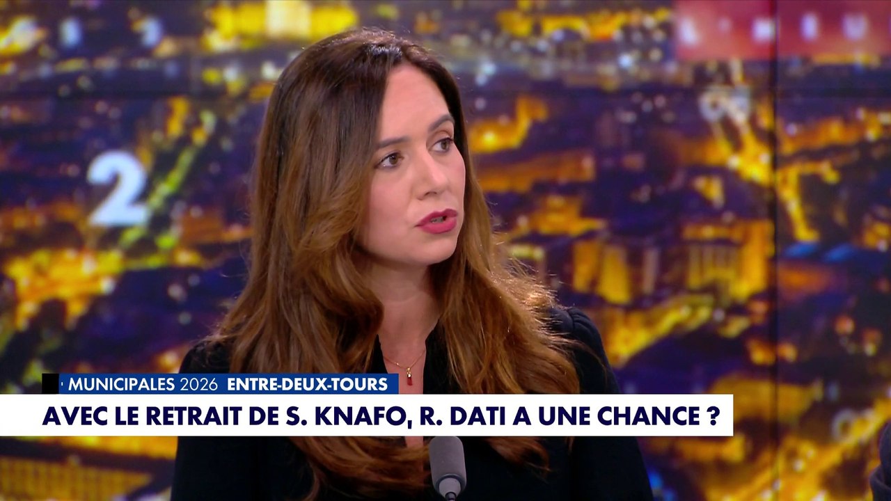 Sarah Knafo : «Il faut faire barrage à cette gauche»