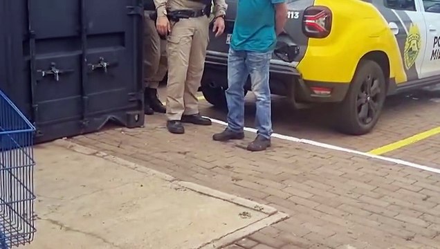 Tutor de cachorro vítima de maus-tratos é detido pela Polícia Militar