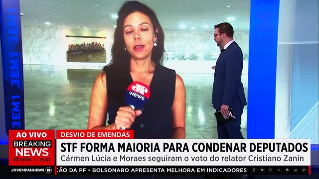 AGORA: STF forma maioria para condenar deputados do PL acusados de desvio de emendas parlamentares