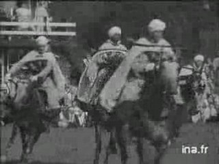 DEMONSTRATION PAR LES SPAHIS MAROCAINS A GRONINGEN HOLLANDE