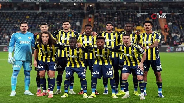 Trendyol Süper Lig: Fenerbahçe: 1 - Gaziantep FK: 0 (İlk yarı) | Ajansspor | IHA