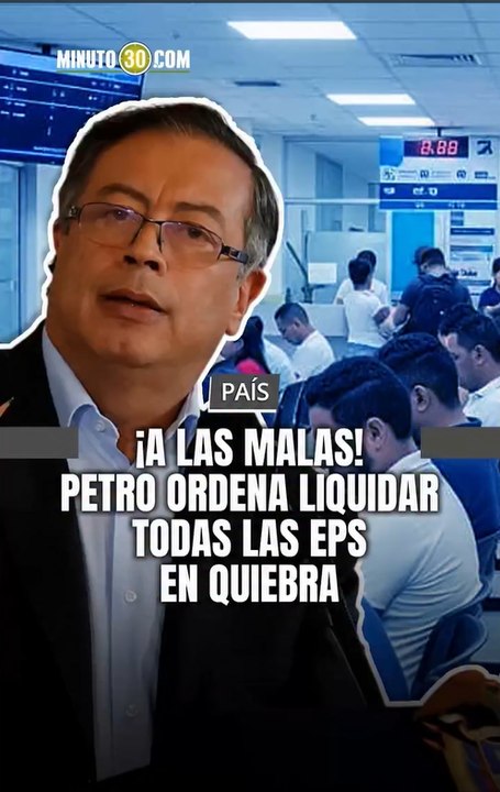 El sistema de salud en Colombia entra en cuidados intensivos. Tras los frenos judiciales, el presidente Gustavo Petro ordenó en Consejo de Ministros liquidar de inmediato a todas las EPS con indicadores financieros en rojo.