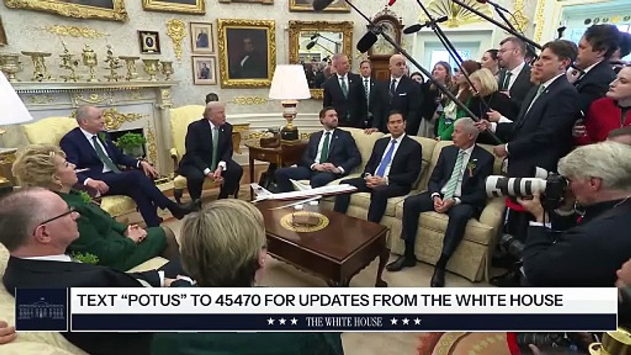 Trump says energy prices in Ireland will ‘drop like a rock’ after Iran war ends