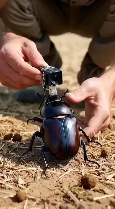 Inside a Beetle Burrow (Real Footage)