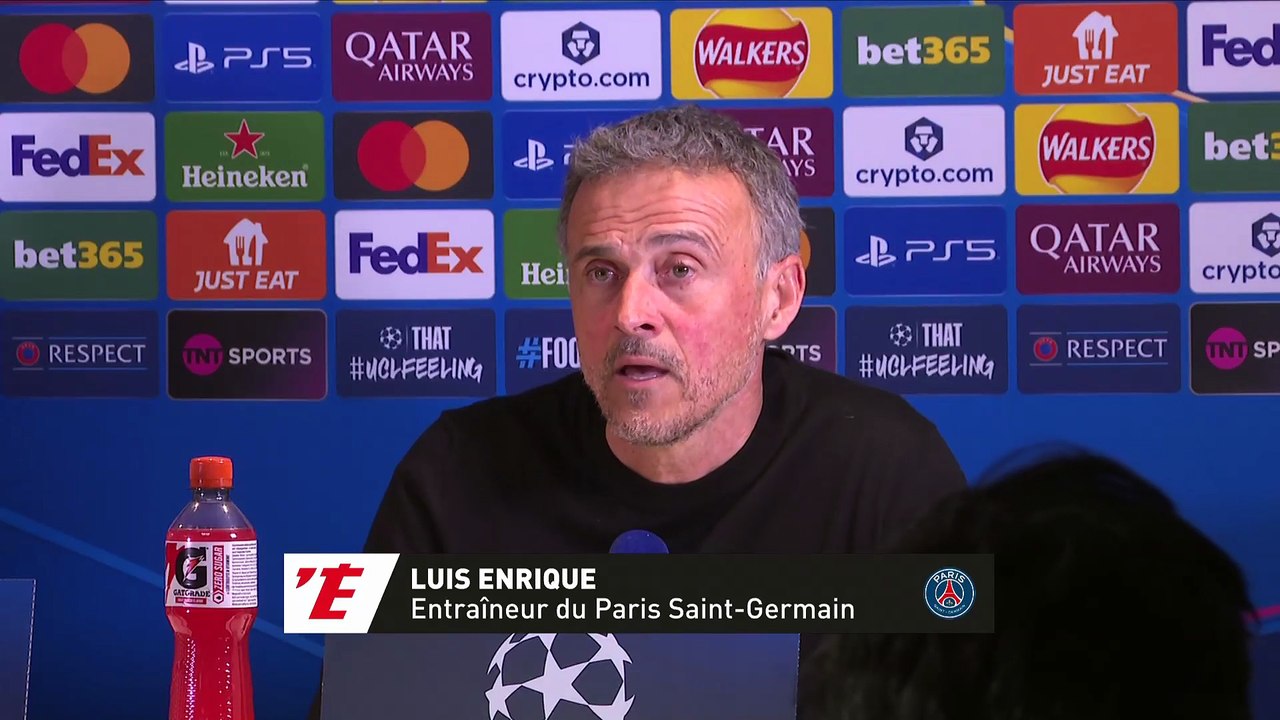 Luis Enrique sur les sorties de Joao Neves et Bradley Barcola : « Rien de grave pour les deux » - Foot - Ligue des champions - PSG
