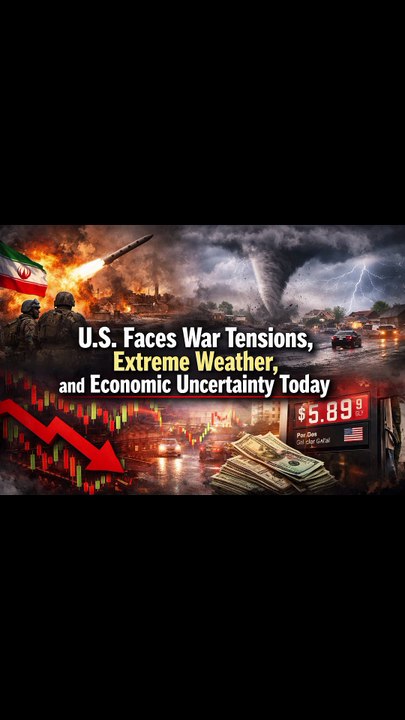 U.S. Faces War Tensions, Extreme Weather, and Economic Uncertainty Today