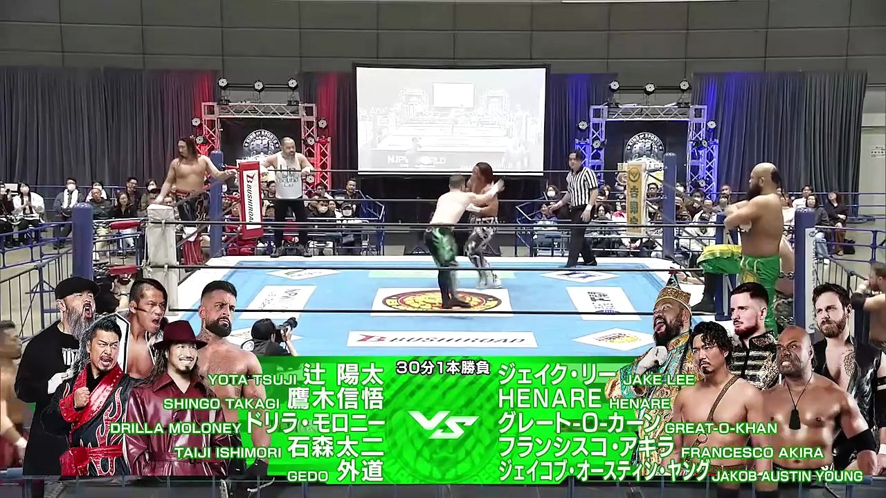 United Empire (Francesco Akira, Great-O-Khan, HENARE, Jake Lee & Jakob Austin Young) vs. Unbound Co. (Drilla Moloney, Gedo, Shingo Takagi, Taiji Ishimori & Yota Tsuji): NJPW New Japan Cup 2026 Day 10 (3/17/2026)