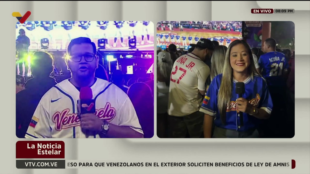 Caraqueños disfrutan de la gran final del Clásico Mundial de Béisbol 2026