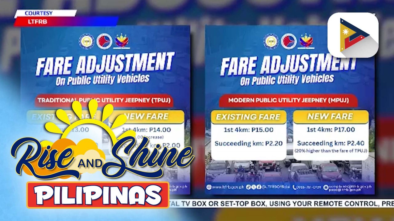 Taas-pasahe sa mga pampasaherong jeep, simula na bukas