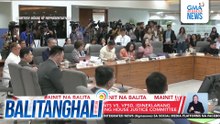 Impeachment complaints vs. VPSD, idineklarang sufficient in grounds ng House Justice Committee | Balitanghali
