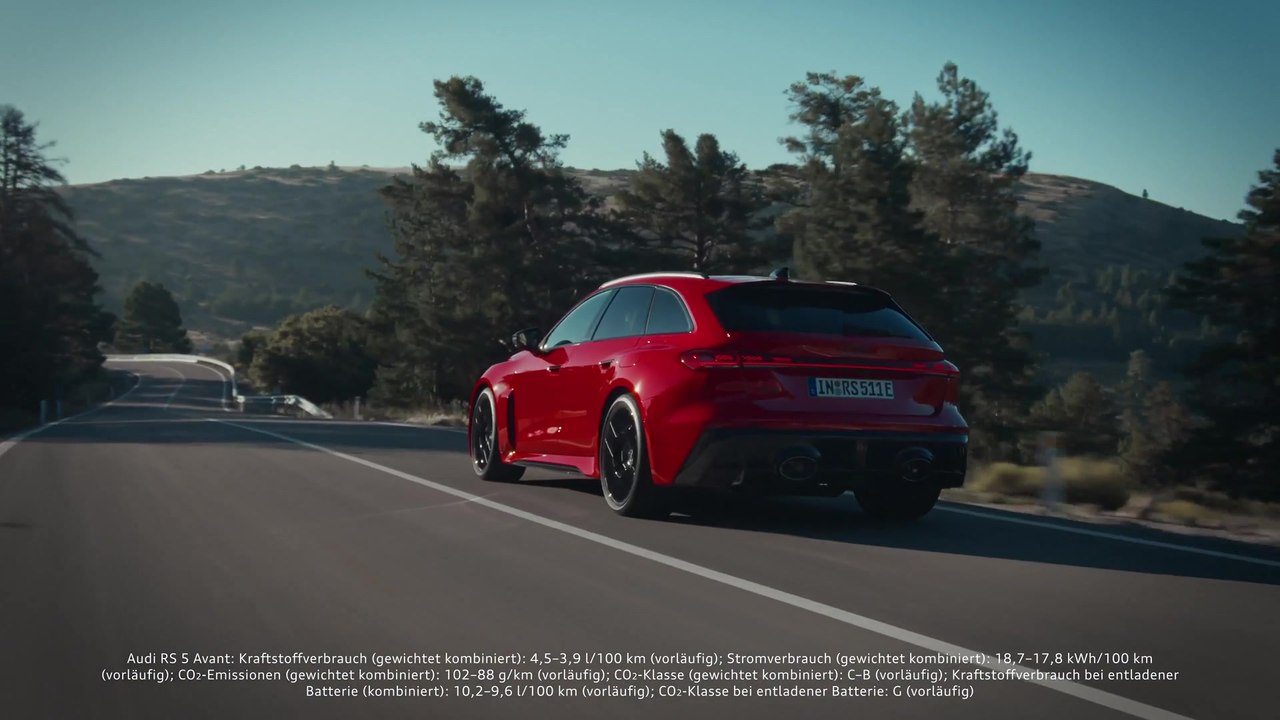 Audi RS 5 Avant, Audi RS 5 Limousine – Trailer (dynamisch)