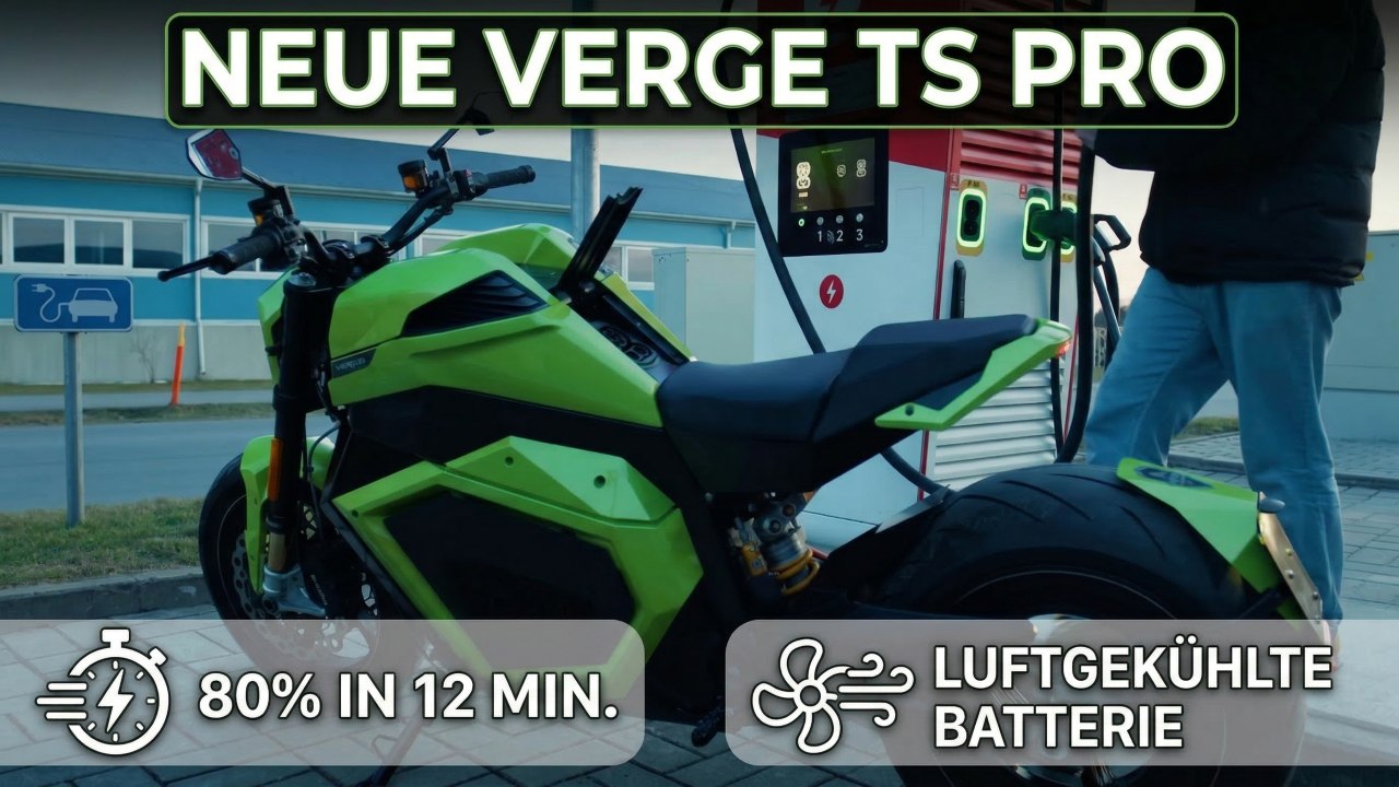 Verge TS Pro Feststoffakku: Revolution beim Schnellladen?