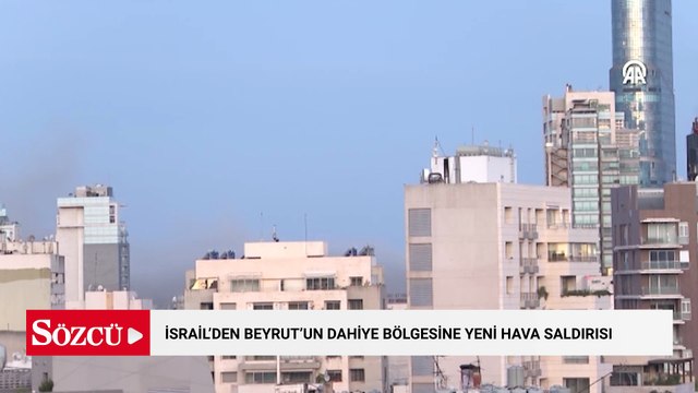 İsrail’den Beyrut’un Dahiye bölgesine yeni hava saldırısı