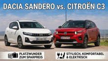 Dacia Sandero vs. Citroën C3 – Verbrenner trifft Elektro-Option
