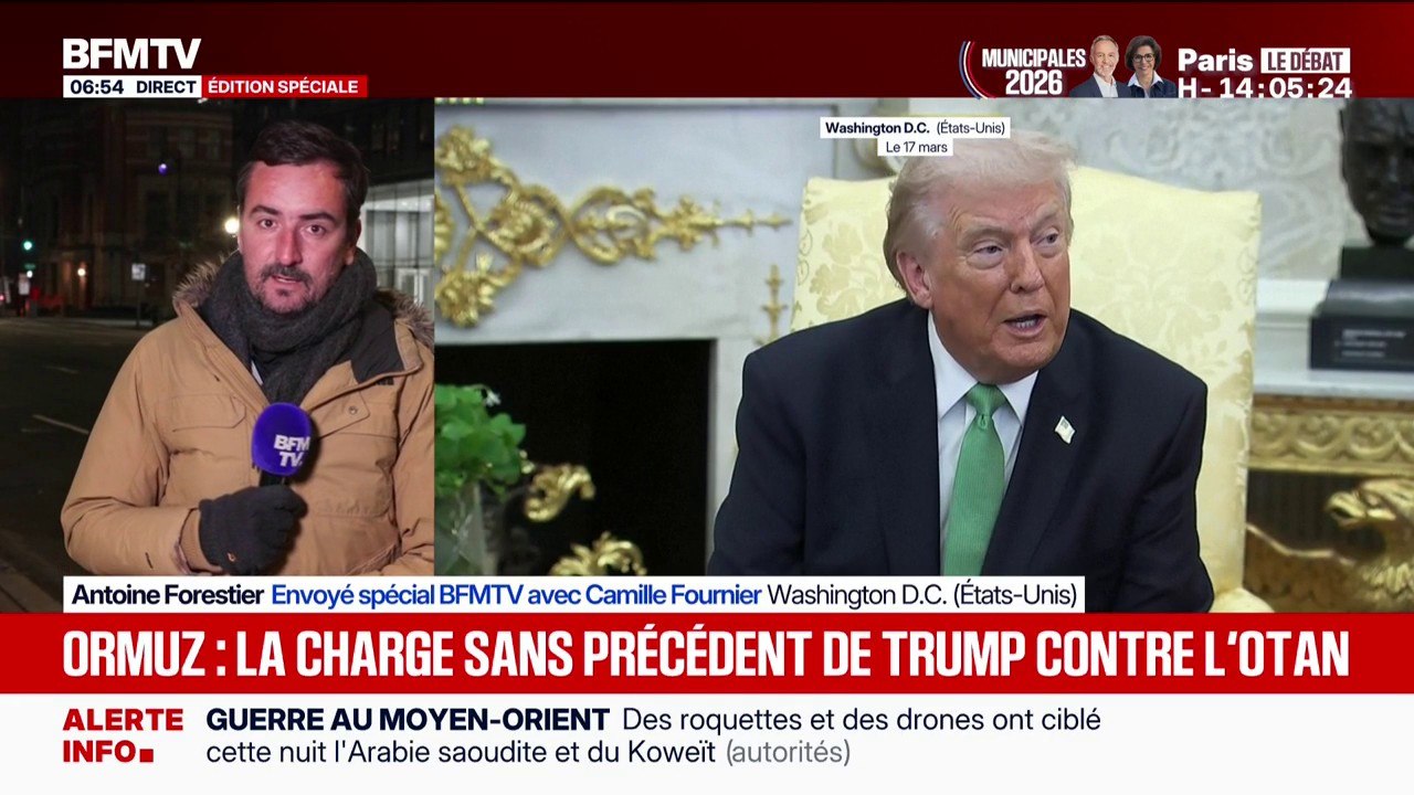 Guerre au Moyen-Orient: Donald Trump affirme n'avoir "plus besoin d'aide" de la part des alliés américains pour rouvrir le détroit d'Ormuz