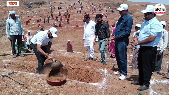जल संचय जन भागीदारी... जल संरक्षण की अनोखी पहल : जिलेभर की सूखी बंजर पहाडिय़ां बनेगी वर्षा जल की गागर