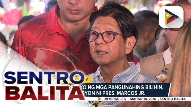 PBBM, muling tiniyak na sapat ang supply ng mga pangunahing bilihin at iginiit na hindi kailangang mag-hoard; manufacturers, nangako na hindi magtataas ng presyo sa loob ng isang buwan, ayon sa DTI | ulat ni Cleizl Pardilla
