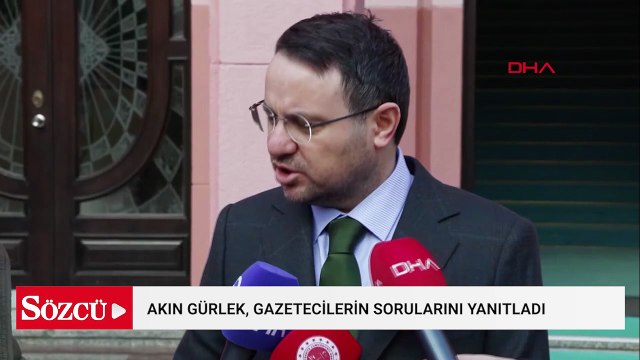 Bakan Gürlek, gazetecilerin sorularını yanıtladı