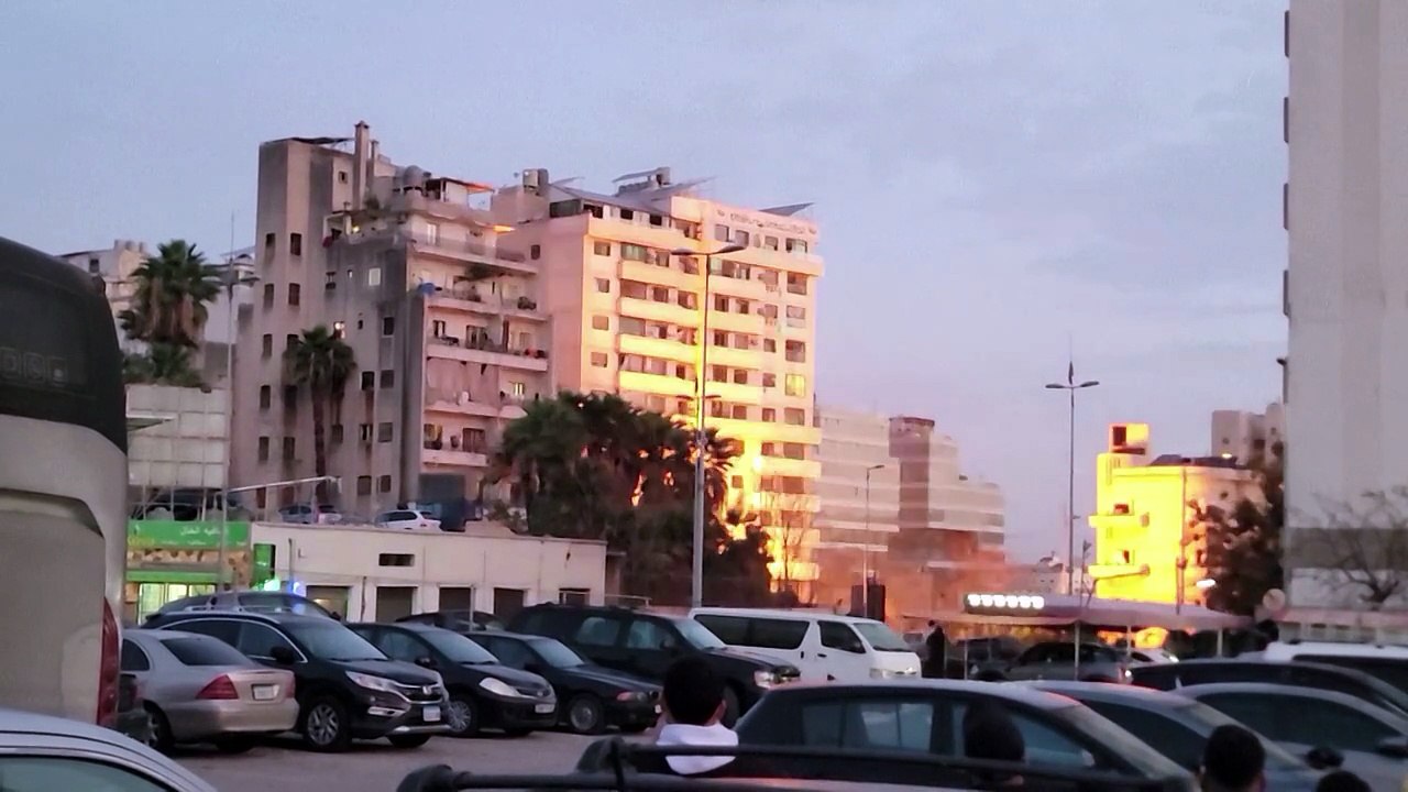 Building collapses after Israeli strike in central Beirut