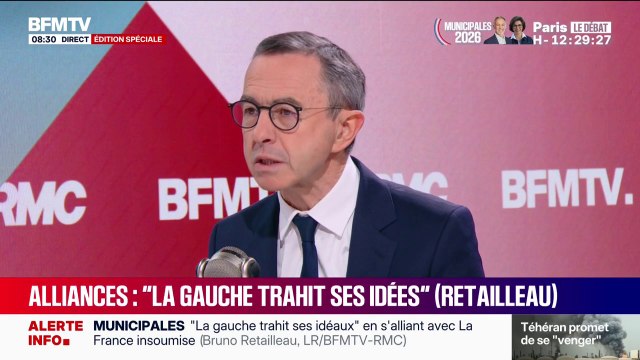 Municipales 2026: Le Parti socialiste et les Écologistes ont inventé en France l'antisémitisme à géométrie variable , estime Bruno Retailleau