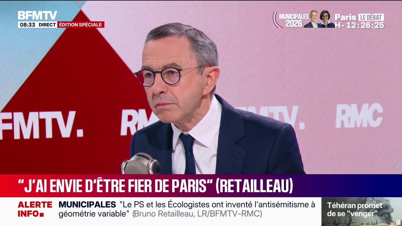 Municipales 2026: "J'assume de dire aux électeurs du RN: 'Votez pour Rachida Dati'", affirme Bruno Retailleau