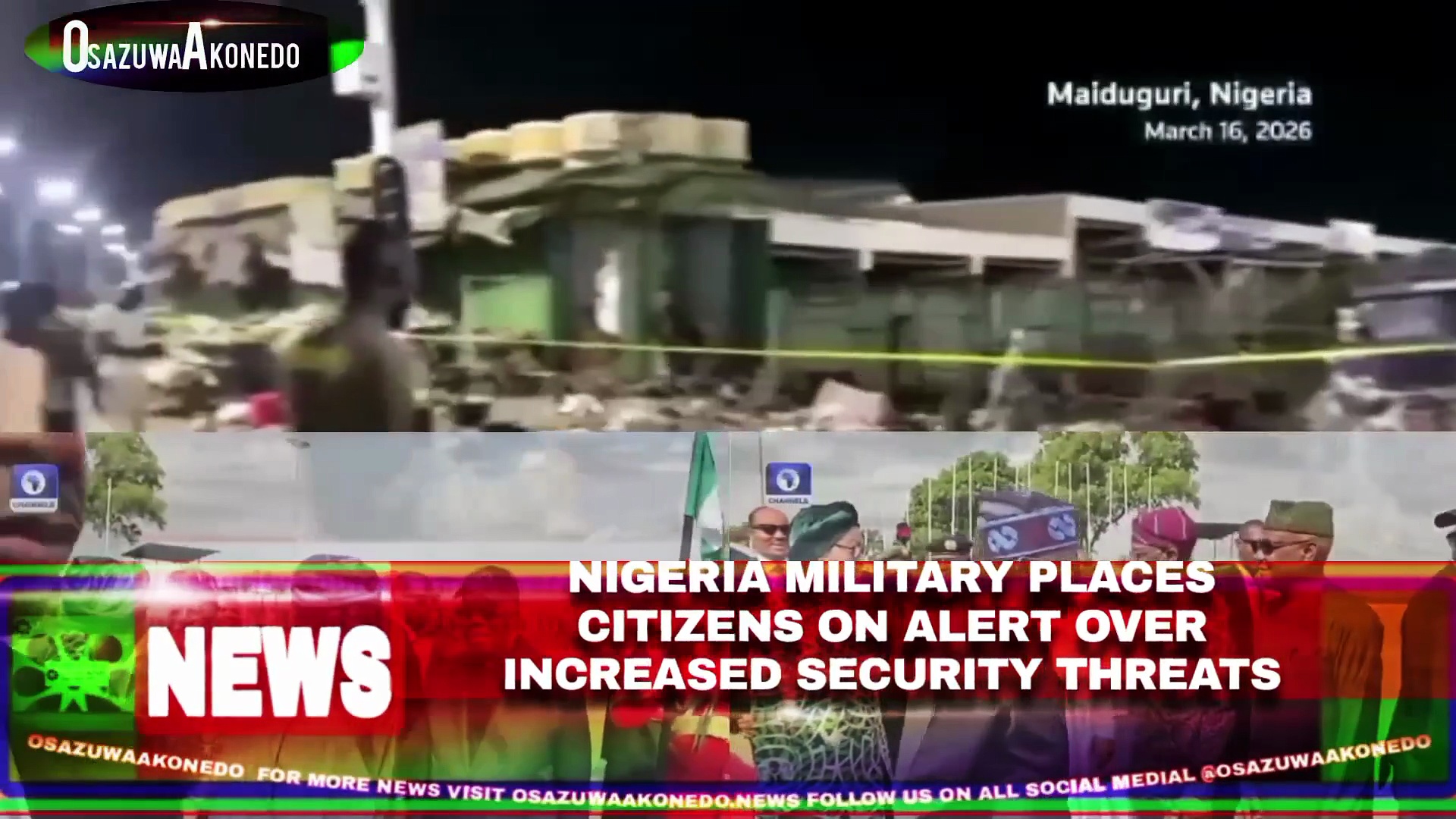 Nigeria Military Places Citizens On Alert Over Increased Security Threats