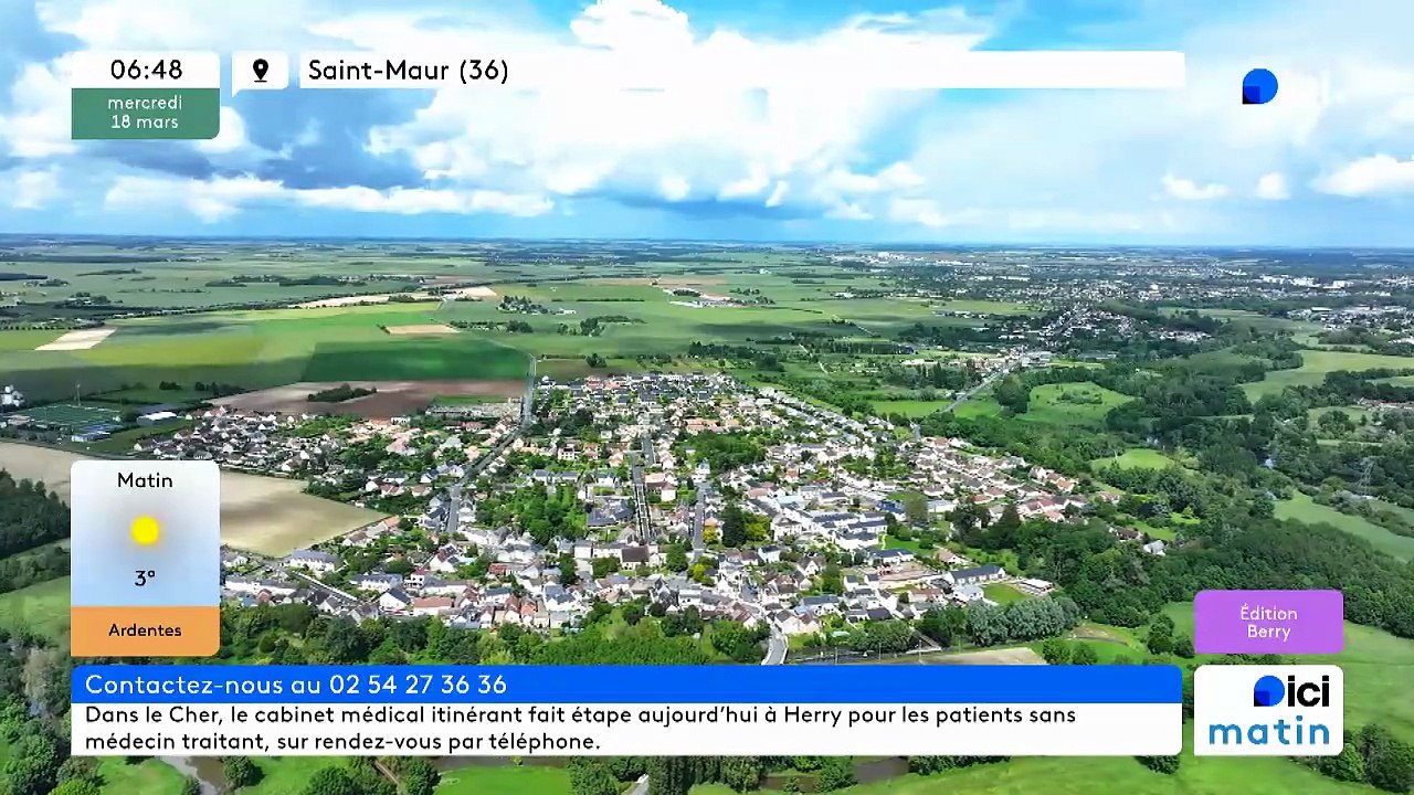18/03/2026 - ici matin par ici Berry en vidéo