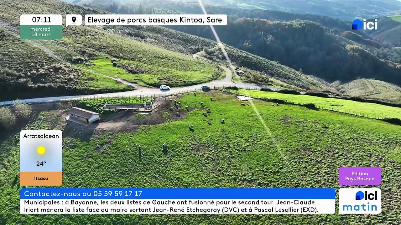 18/03/2026 - ici matin par ici Pays Basque en vidéo