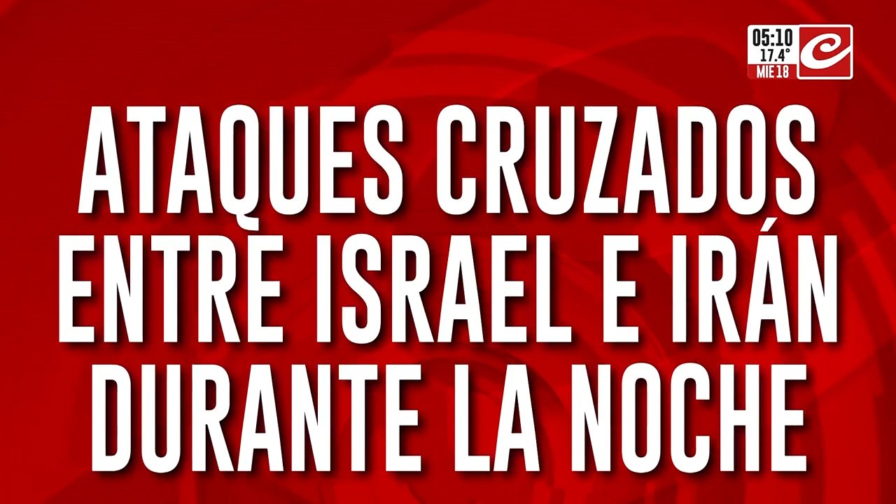 Guerra en Medio Oriente: el fuego cruzado entre Israel e Irán no se detiene