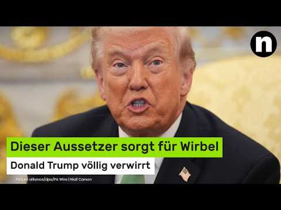 Donald Trump völlig verwirrt: Trump macht Newsom zum Präsidenten - dieser Aussetzer sorgt für Wirbel