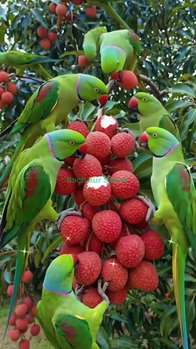 मिल-जुलकर खाने की खुशी… इंसान क्यों भूल गया? 🌿🍒