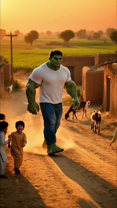 Gareeb Hulk ne bachon ki madad ki, emotional story 💚"