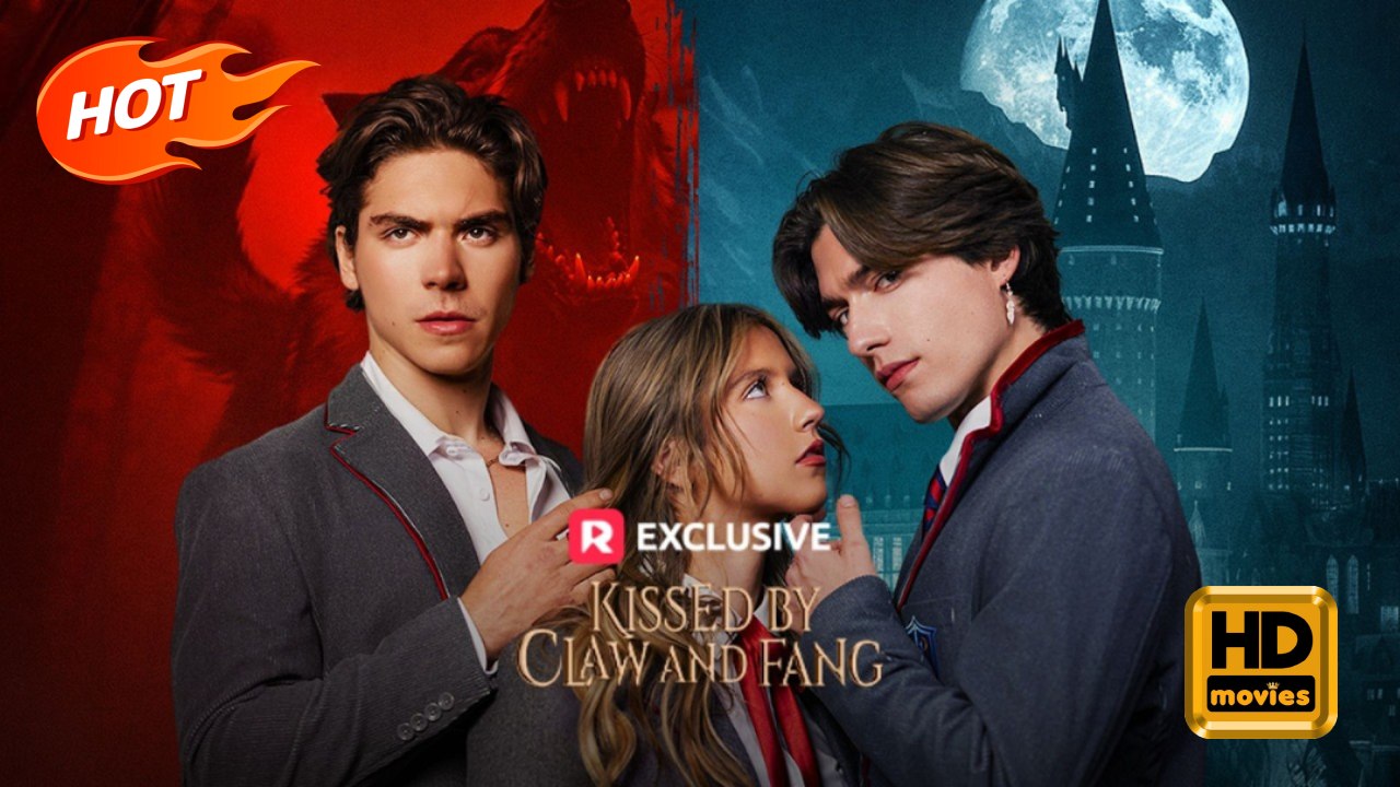 Kissed by Claw and Fang | Full Movie HD - Drama Young Adult Modern Supernatural Teen Love Triangle USA Campus Mansion Stadium Contemporary All Ages Student Alpha Werewolf Vampire Fated Lovers Love-Hate Super Power Werewolf Attack Vampire Attack Joaquin Ro