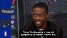 Wembanyama is 'the most competitive person I've ever met' - Fox