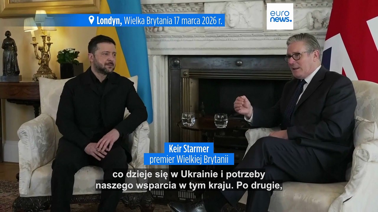 Starmer podczas wizyty Zełenskiego: "Nie możemy stracić z oczu" sytuacji w Ukrainie w obliczu wojny w Iranie