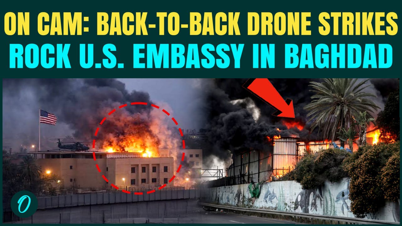U.S. Embassy ‘ATTACKED’ Again! Baghdad ROCKED by Drones, Rockets; Al Rasheed Hotel ABLAZE