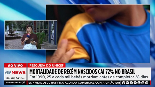 Mortalidade de recém nascidos cai 72% no Brasil