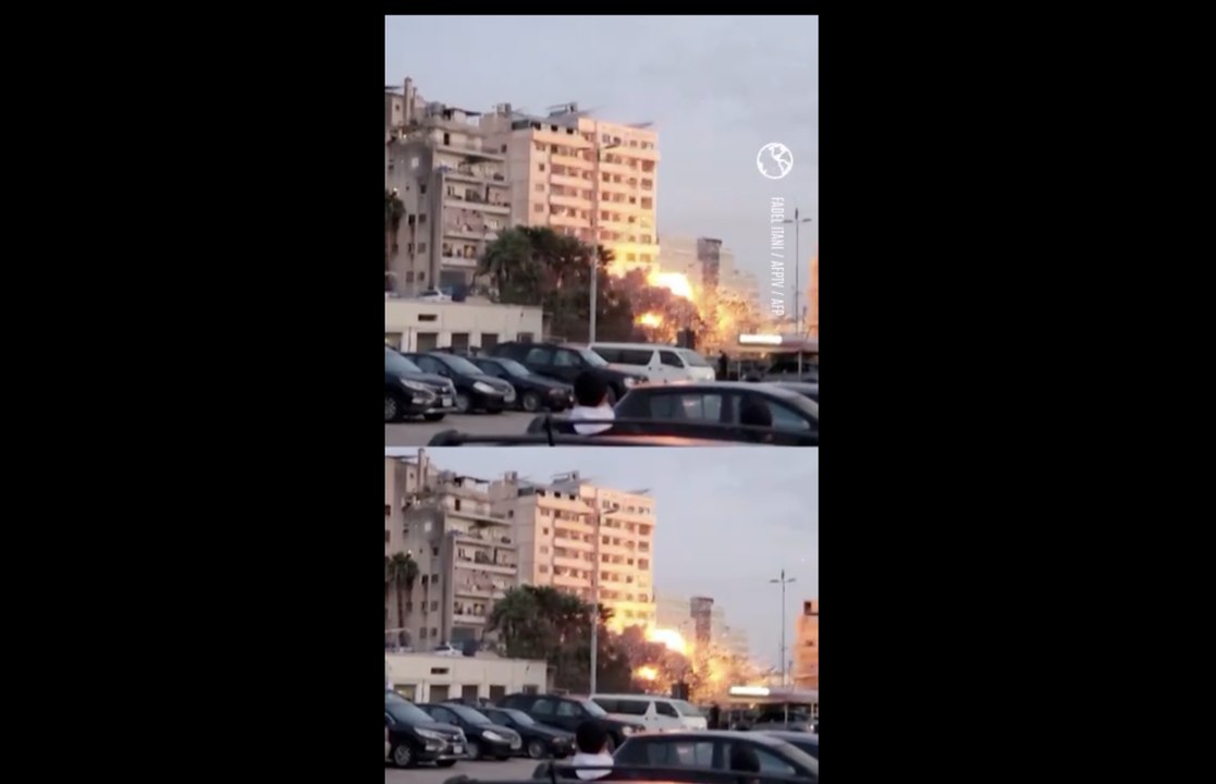 Liban: un immeuble s'effondre après une frappe israélienne dans le centre de Beyrouth