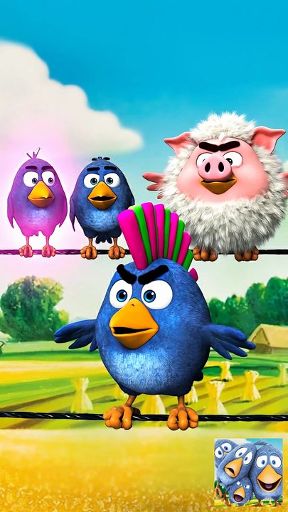 Magic Potion Gone Wrong?! 😲 Talking Birds On A Wire Game #funny #birds #talkinggame