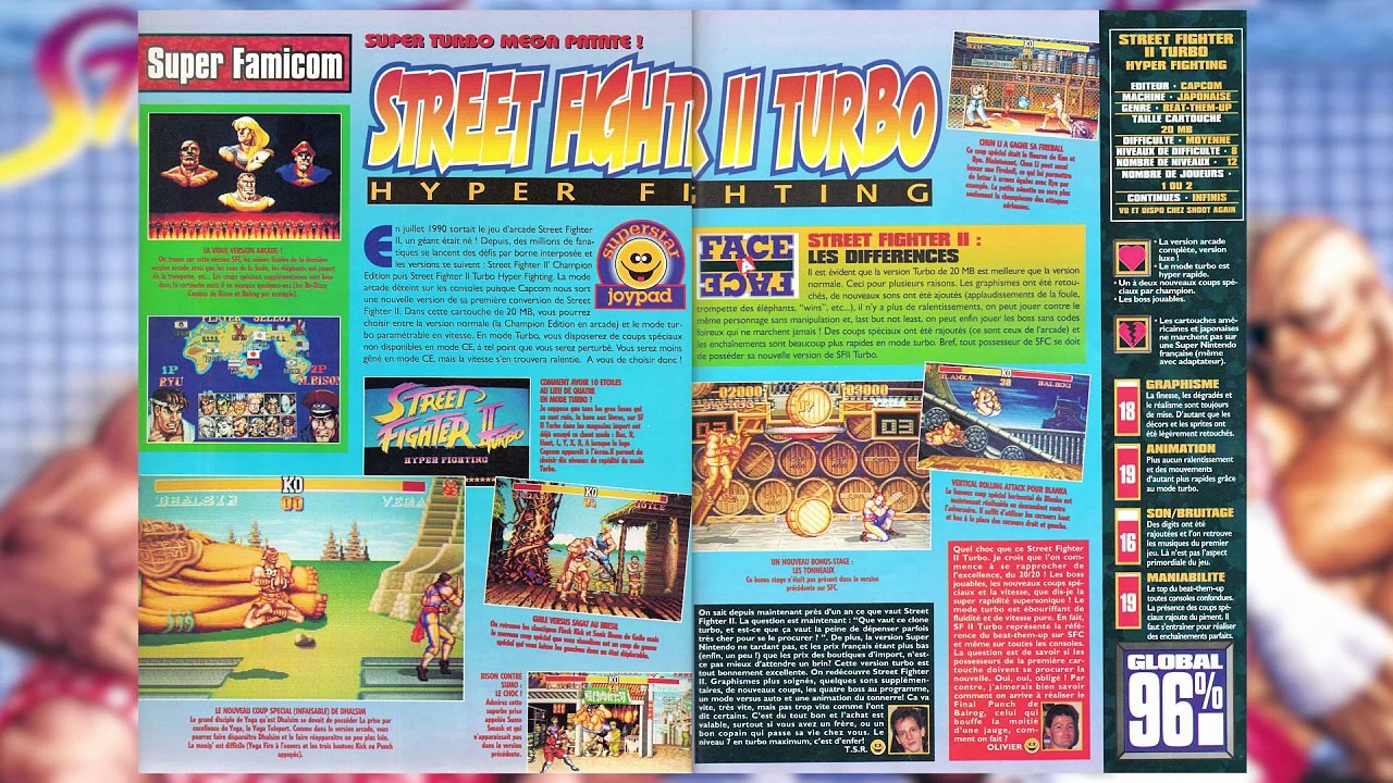 🔎 Test ; STREET FIGHTER 2 TURBO (Super Nintendo) - La bonne époque l'ou on payait les DLC PLEIN POT (1080p_60fps_H264-128kbit_AAC)